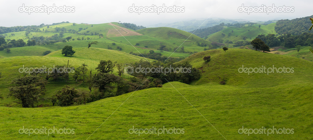 Panoramic of the Costa Rica Countryside
