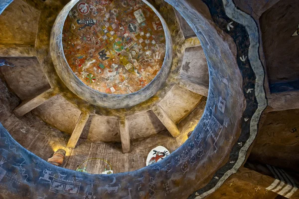 Vue sur le désert Tour de guet Intérieur — Photo