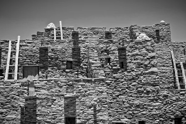 Hopi House Black and Whie — Stock Photo, Image