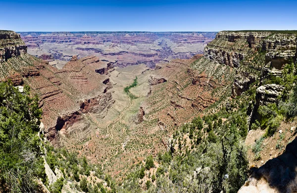 Tramonto dal bordo sud nel Parco Nazionale del Grand Canyon — Foto Stock