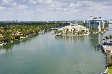 Luchtfoto van de Indiase creek