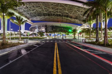 Miami'de yeni marlins Park Caddesi