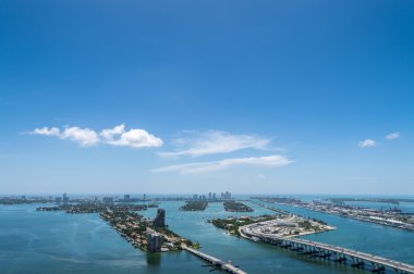 Miami Sahili 'nin havadan görünüşü