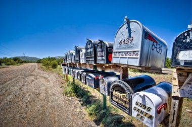 Rural Mailboxes clipart