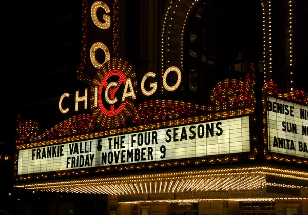 Chicago Theater teken — Stockfoto