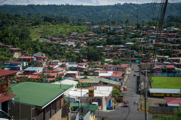 Vista de la calle en Naranjo de Alajuela — Foto de Stock