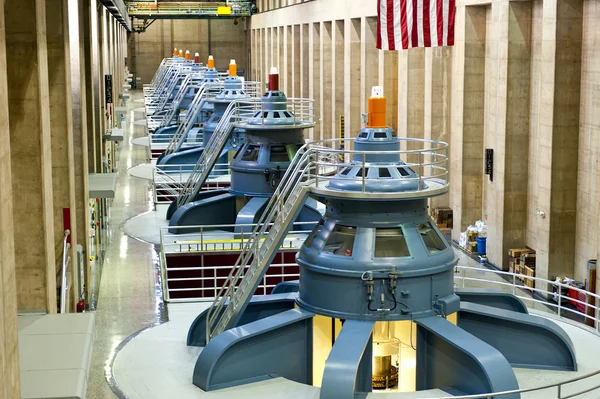 Turbinas Hoover Dam — Fotografia de Stock