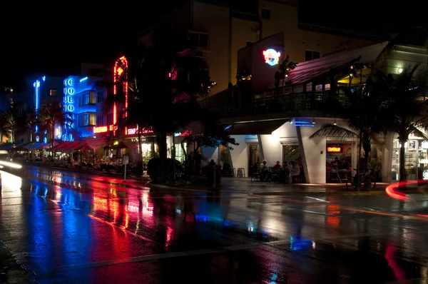 Ocean Drive and 8th Street — Stock Photo, Image