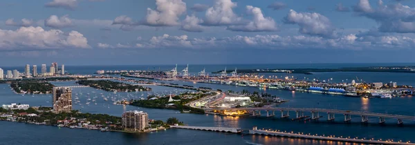 Miami 'nin hava manzarası — Stok fotoğraf