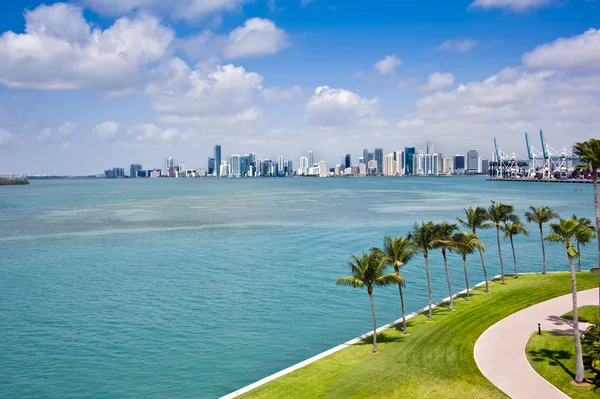 Skyline von Miami — Stockfoto