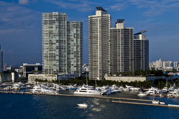 Marina de Miami beach — Fotografia de Stock