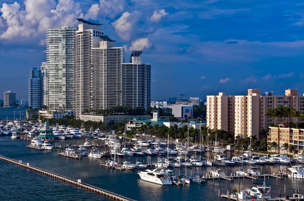 Marina in South Beach — Stock Photo, Image