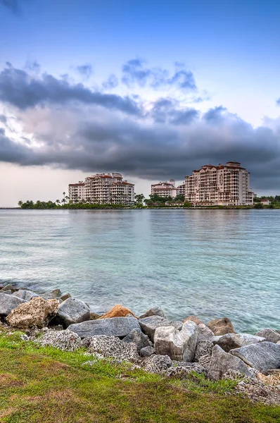 Apartments in Fisher Island — Stock Photo, Image