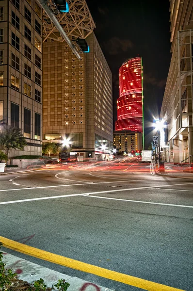 Esquina da rua de Miami — Fotografia de Stock