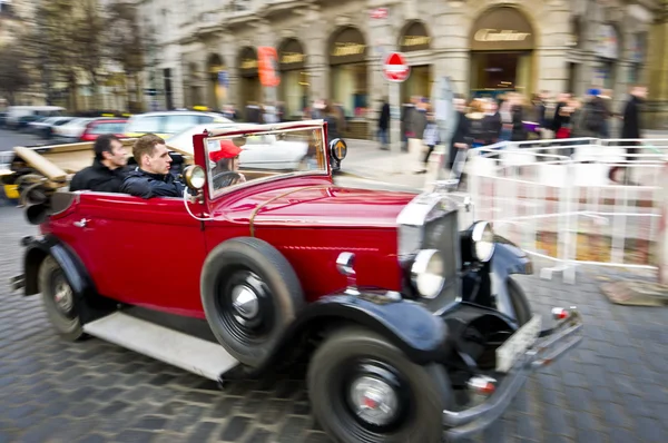 Coche de gira Praga — Foto de Stock