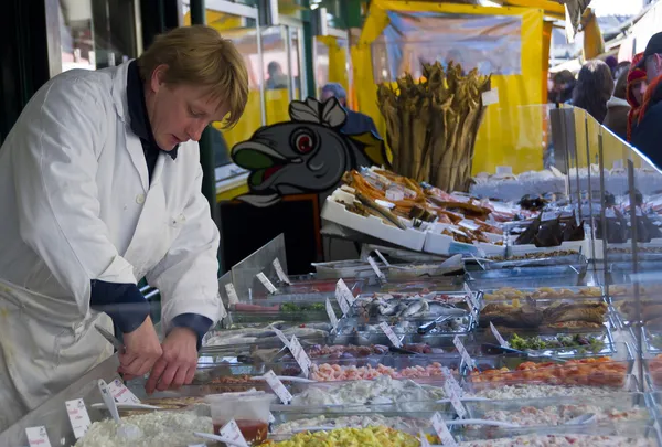 Gatumarknad i Wien — Stockfoto