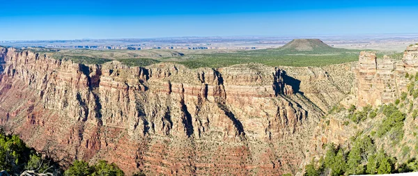 Vista do Grand Canyon Panorama Imagem De Stock
