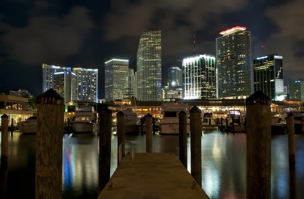 Miami şehir manzarası — Stok fotoğraf