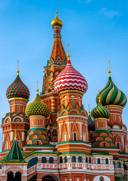 St basil cathedral kupoler — Stockfoto