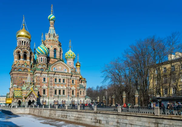 Kirche des Erlösers auf Blut — Stockfoto