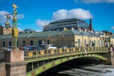 St. Petersburg'da köprü