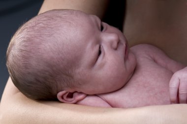 huzurlu yeni doğan portresi