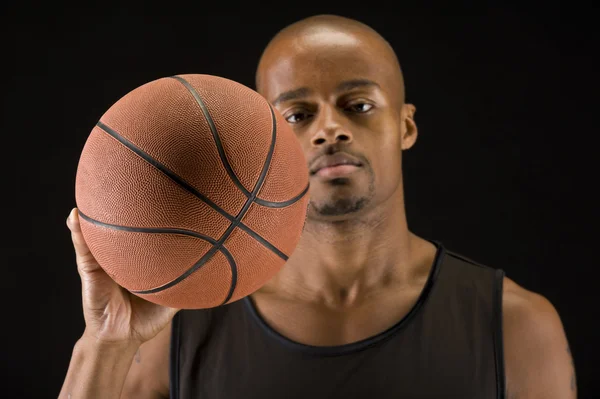 Basketball ball closeup — Stock Photo, Image