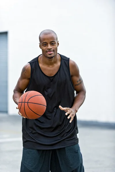 Jogador de basquete Street — Fotografia de Stock