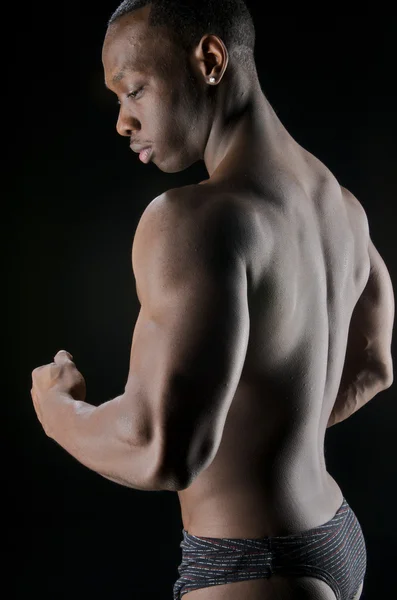 Biceps y espalda . — Foto de Stock