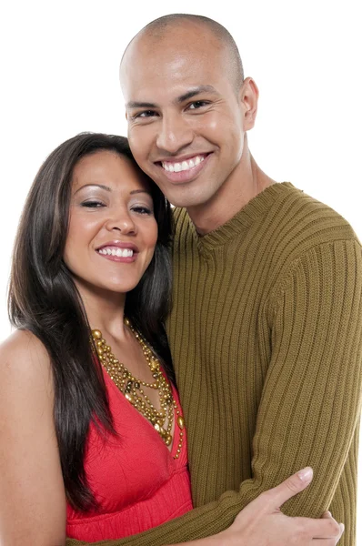 Happy and smiling couple — Stock Photo, Image