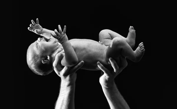 Newborn crying — Stock Photo, Image