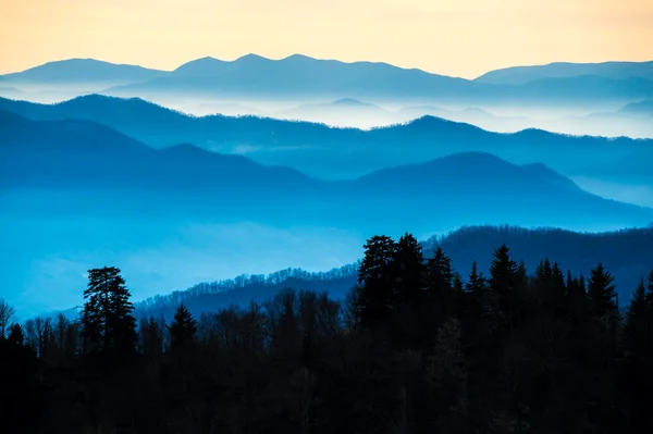テネシーのスモーキー山脈 ストック画像