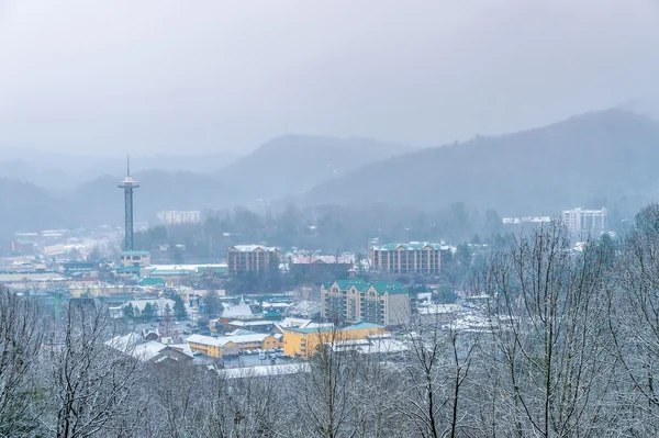 Gatlinburg kış Stok Resim