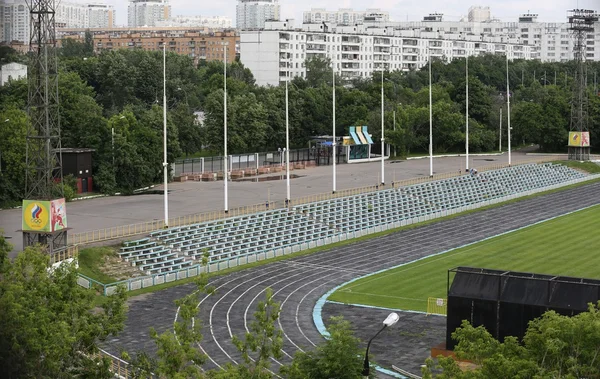 yarış pistleri ve Moskof Stadyumu tribün yükseklikten