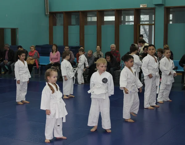 Walki Karate — Zdjęcie stockowe