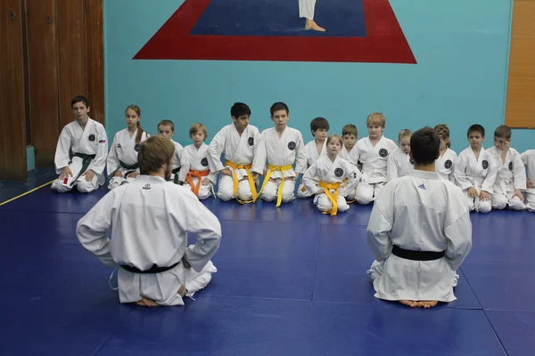 Combattimento di karate — Foto Stock