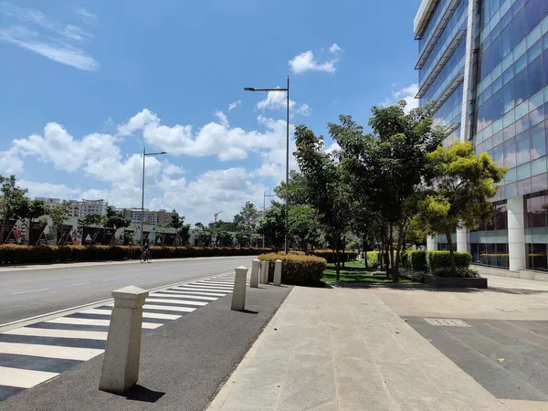 Bangalore Hindistan Eylül 2021 Şirketi Veya Yazılım Şirketinin Dışında Binanın — Stok fotoğraf