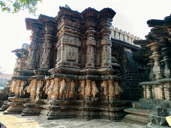 Lagerfoto Yttre Syn Gamla Kopeshwar Mahadev Templet Khidrapur Maharashtra Indien — Stockfoto