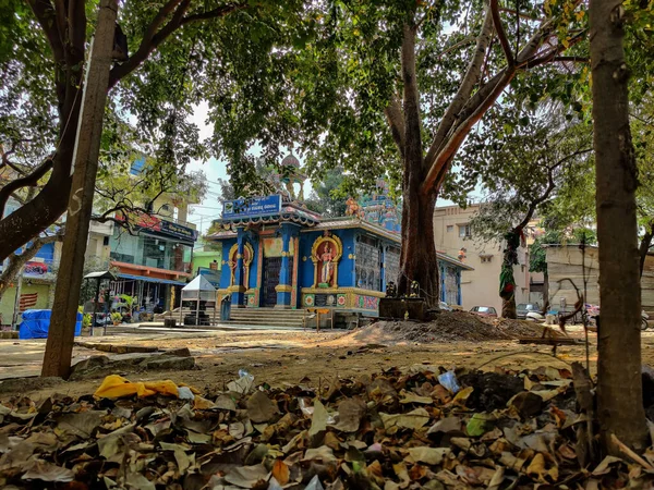 Bangalore India Gennaio 2022 Foto Scorta Colore Blu Dipinto Stile — Foto Stock