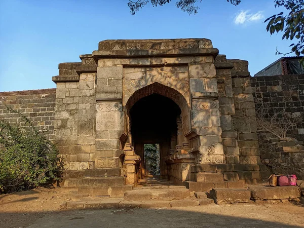 Eski Hindu Tapınağı Kopeshwar Mahadev Mandir Giriş Kapısı Tapınağın Giriş — Stok fotoğraf