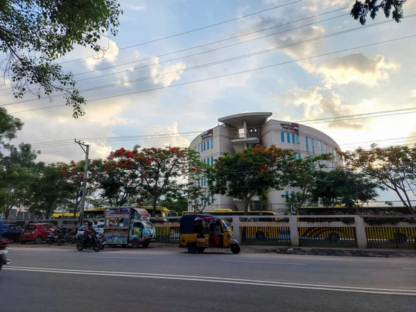 Hyderabad Indien Juni 2022 Lagerfoto Indiska Stadsbilden Yttre Över Internationella — Stockfoto