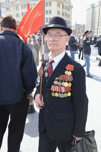 Maj demonstration — Stockfoto