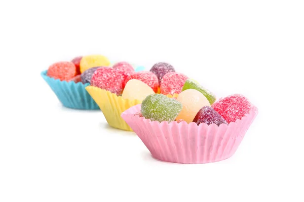 Gomas de frutas cupcake — Fotografia de Stock