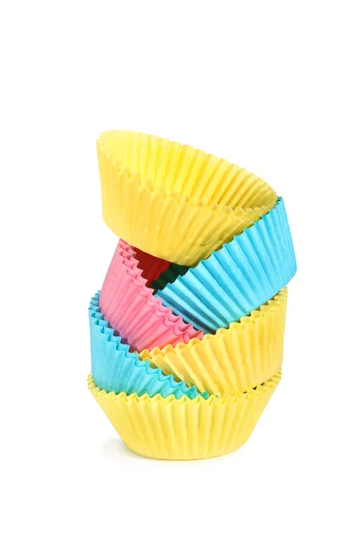 Suportes de cupcake empilhados — Fotografia de Stock