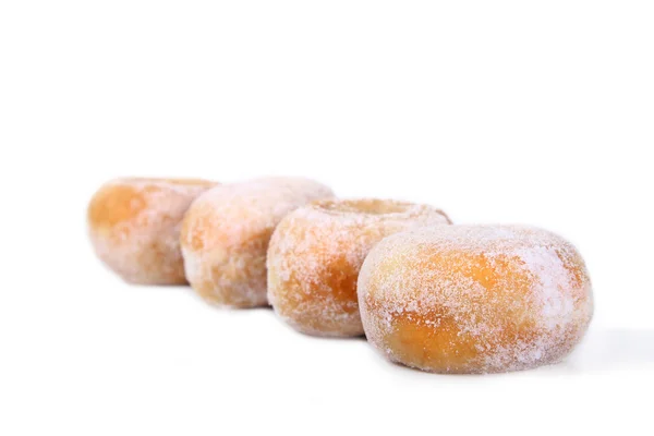 4 잼 dougnuts — 스톡 사진