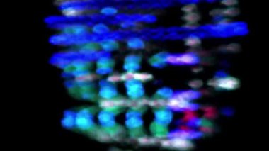 Soyut renkler ile su gece hareketli