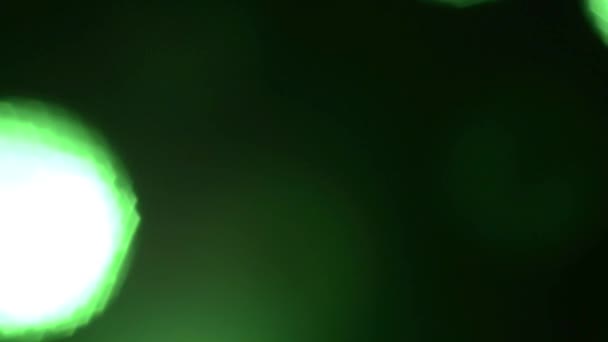 Abstrato de cintilação RGB LED holofotes à noite — Vídeo de Stock