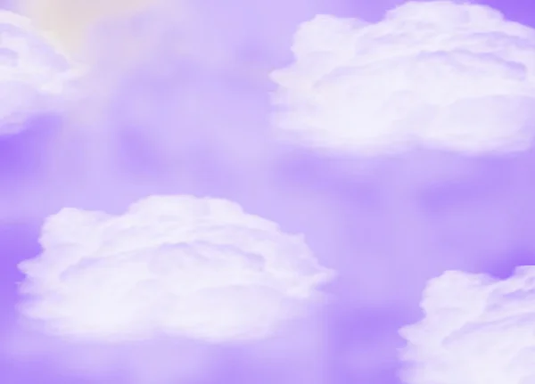The lilac sky in clouds — Stock Photo, Image