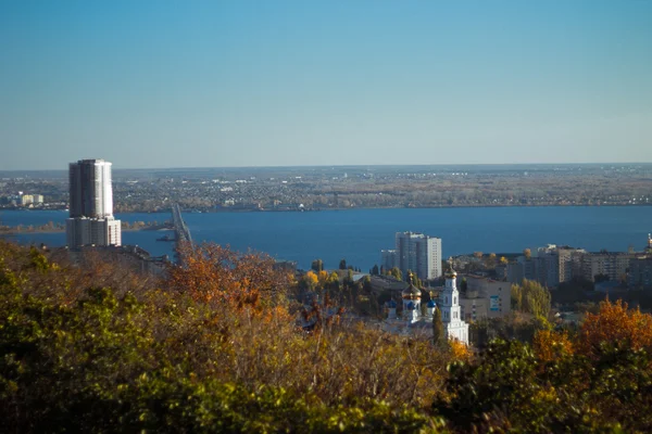 weergave van Wolga panorama van saratov