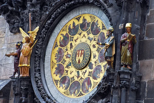 L'orologio astronomico di Praga, o Praga orloj — Foto Stock